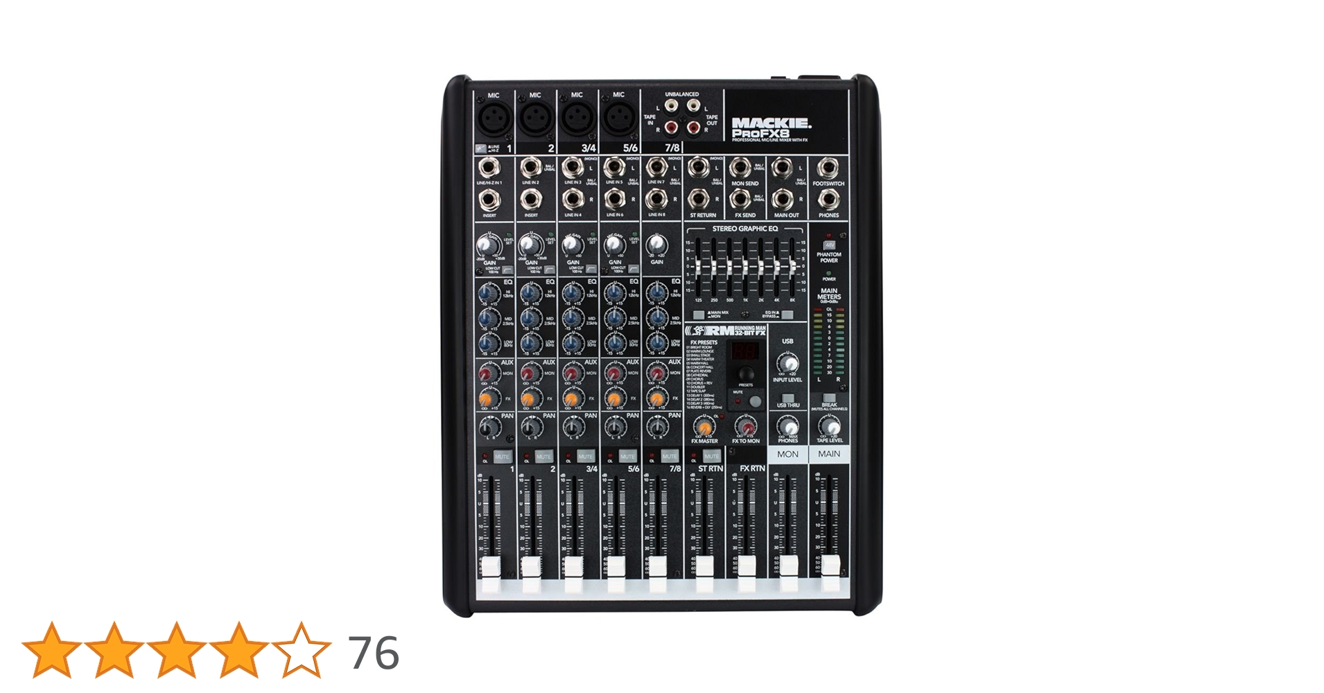 Mackie ProFX8v2 アナログミキサー Amazon | MACKIE マッキー プロフェッショナルエフェクト搭載